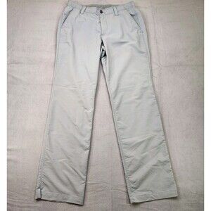 Under Armour Match Play Golf Pants Men’s 34x32‎ Gray Performance Nylon Stretch